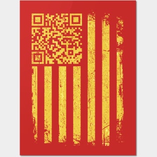 QR President Trump Dance Code Trump 45 47 Posters and Art